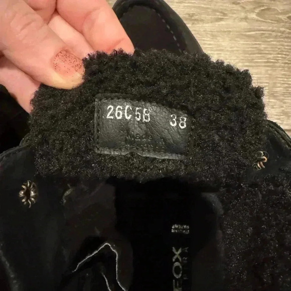 Geox Rawelle ABX Faux Shearling Trimmed Waterproof Boot - Picture 6 of 7